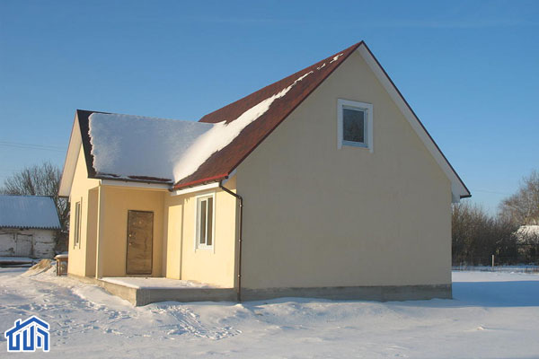Каркасный дом строим зимой