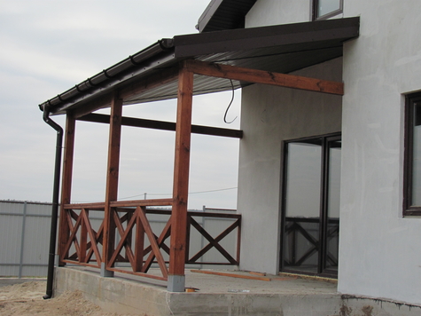 Строительство фахверковых домов в селе Тарасовка